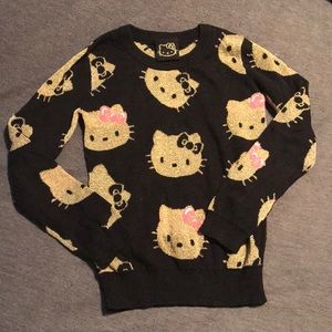 Black hello kitty sweater